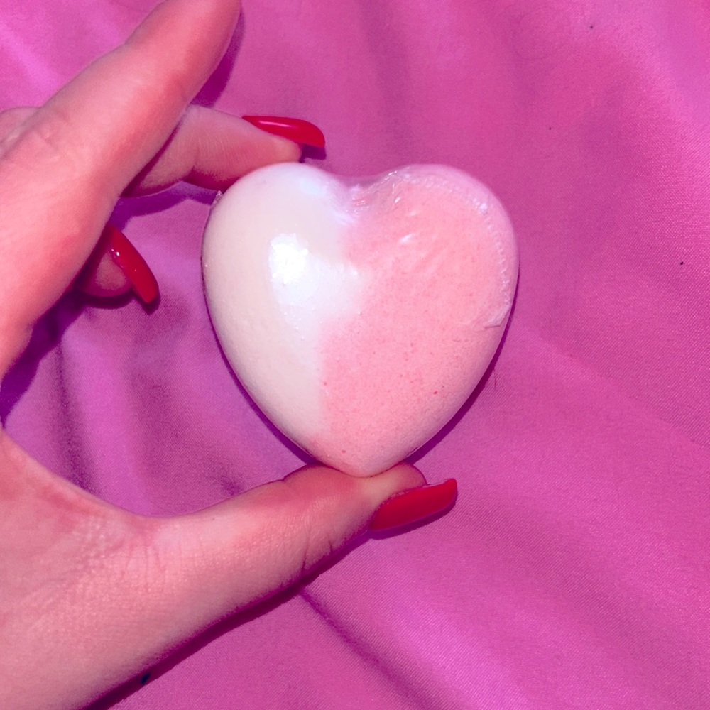 Mini Fragrant Heart Bath Bombs 💕